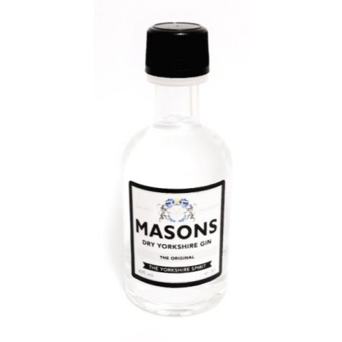 Masons "Original Dry" Gin Miniature 5cl Bottle - Click Image to Close